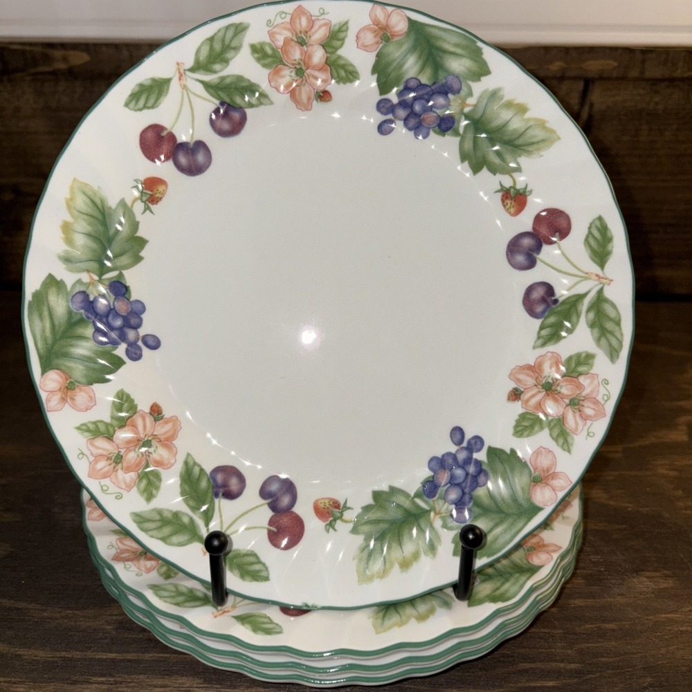 Johnson Brothers Cherry Blossom (4) Salad Plates, 7 5/8"